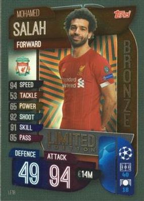 2019 Topps Match Attax UEFA Champions League UK #LE1B Bronze Limited Edition