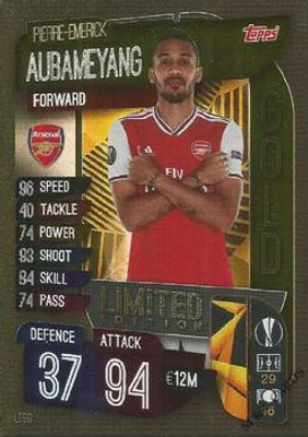 2019 Topps Match Attax UEFA Champions League UK #LE8G Gold Limited Edition