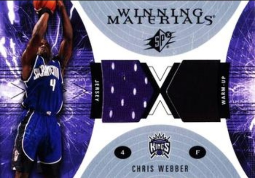 Chris Webber 2003 SPx #WM35 Winning Materials Price Guide - Sports Card ...
