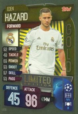 2019 Topps Match Attax UEFA Champions League UK #LE3G Gold Limited Edition