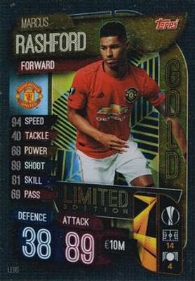 2019 Topps Match Attax UEFA Champions League UK #LE9G Gold Limited Edition