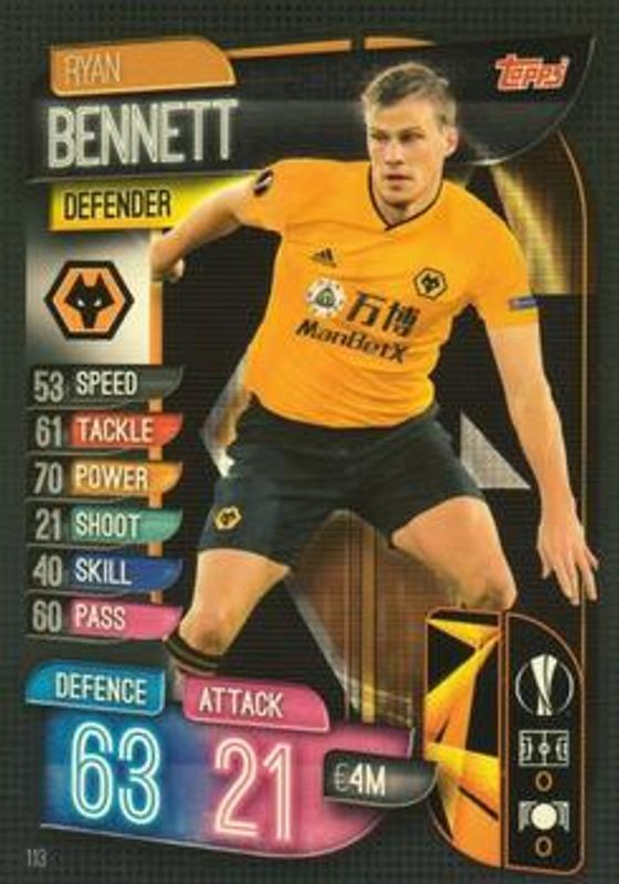 2019 Topps Match Attax UEFA Champions League UK #113 Base