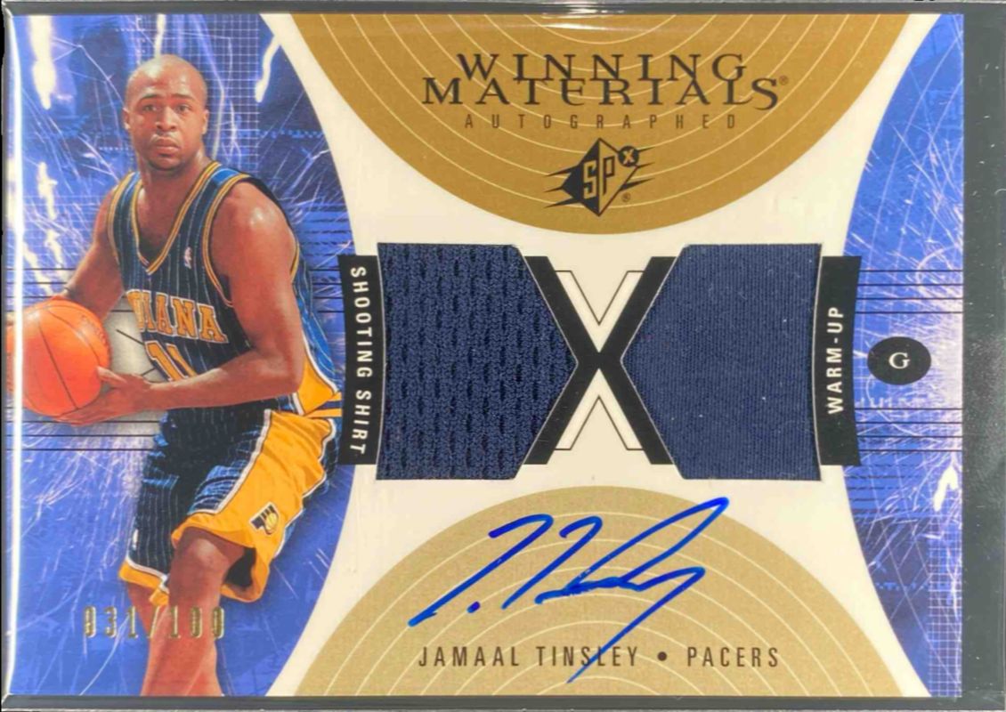 2003 SPx #JT Winning Materials Autographs /100