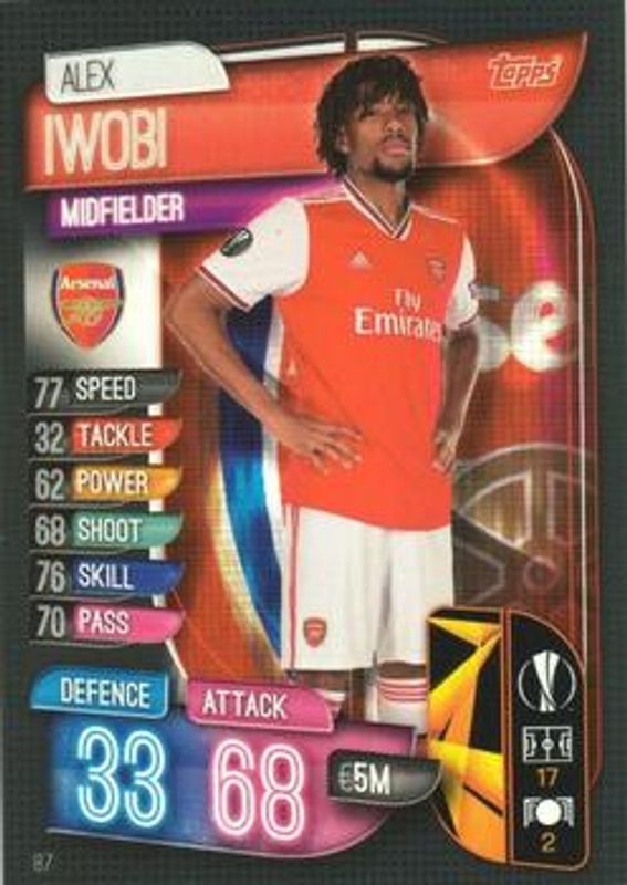 2019 Topps Match Attax UEFA Champions League UK #87 Base
