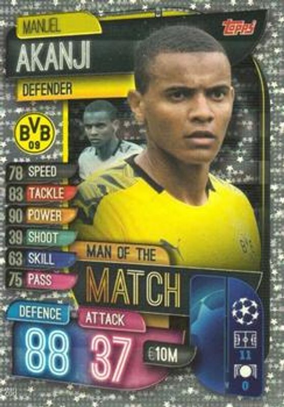 2019 Topps Match Attax UEFA Champions League UK #268 Base