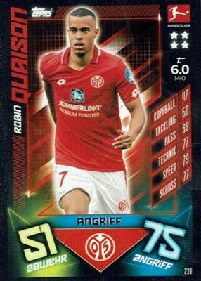 2019 Topps Match Attax Bundesliga #239 Base