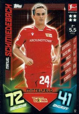 2019 Topps Match Attax Bundesliga #52 Base