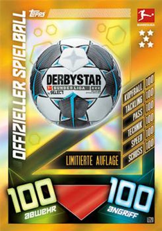 2019 Topps Match Attax Bundesliga #LE20 Limitierte Auflage (Limited Edition)