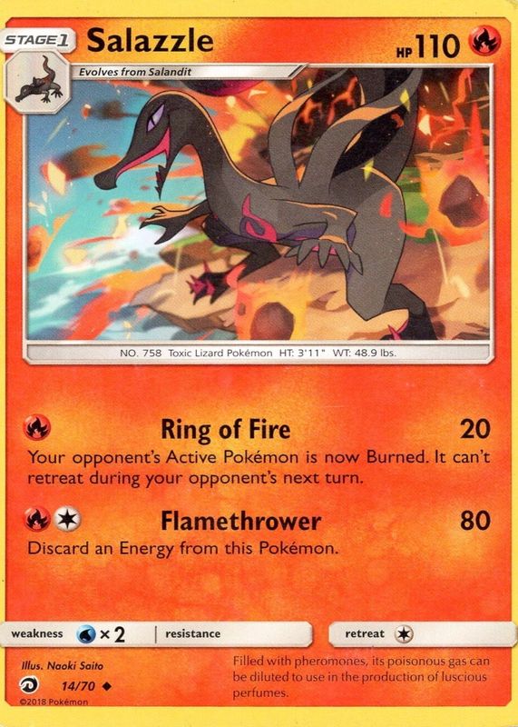 2018 Sun & Moon: Dragon Majesty #14/70 Base