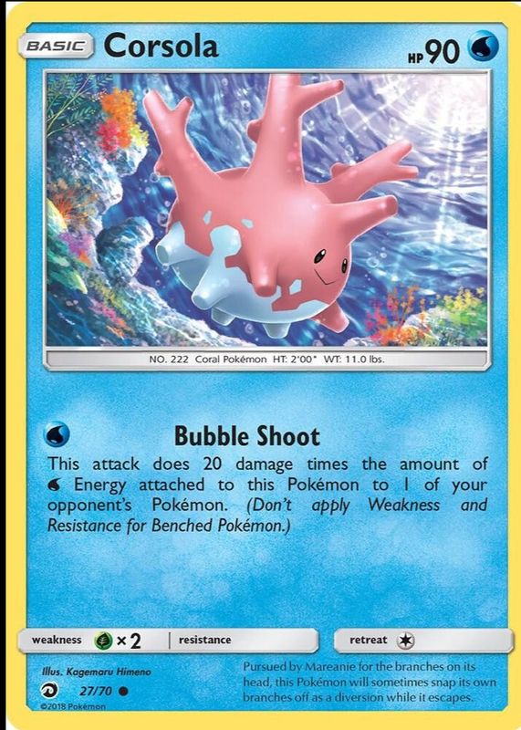 2018 Sun & Moon: Dragon Majesty #27/70 Base