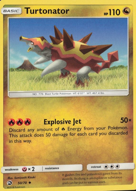 2018 Sun & Moon: Dragon Majesty #50/70 Base
