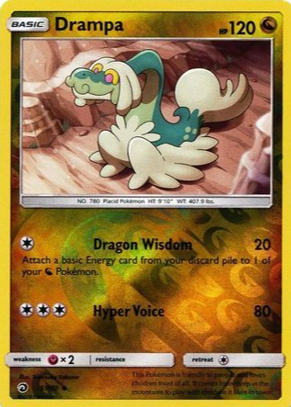 2018 Sun & Moon: Dragon Majesty #51/70 Reverse Holo