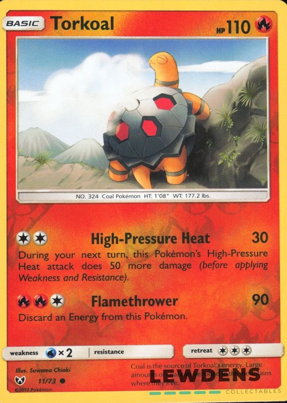 2017 Sun & Moon: Shining Legends #11/73 Reverse Holo