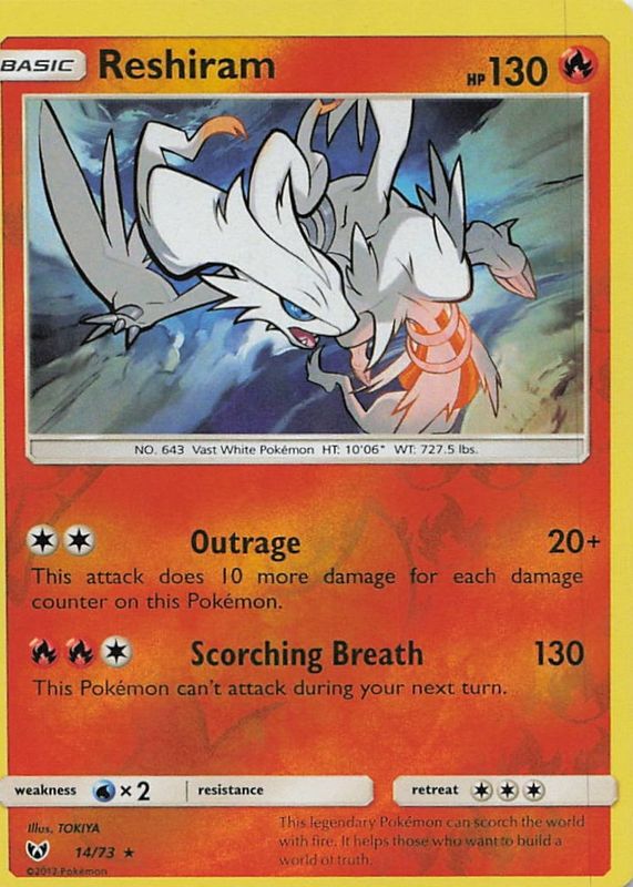 2017 Sun & Moon: Shining Legends #14/73 Reverse Holo