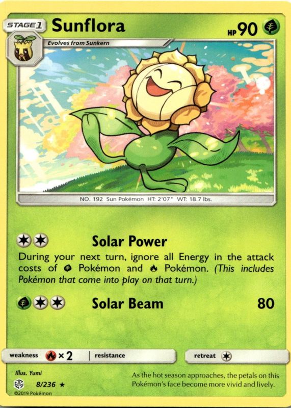 2019 Sun & Moon: Cosmic Eclipse #008/236 Base