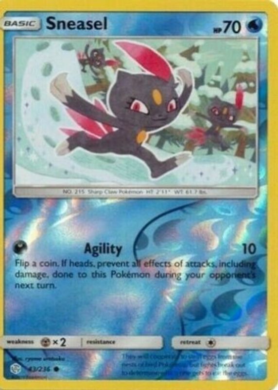 2019 Sun & Moon: Cosmic Eclipse #043/236 Reverse Holo