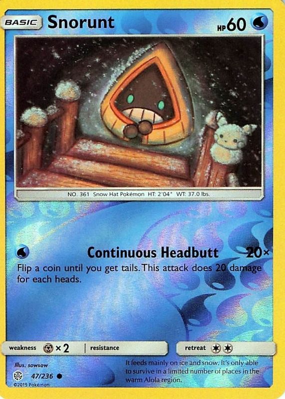 2019 Sun & Moon: Cosmic Eclipse #047/236 Reverse Holo
