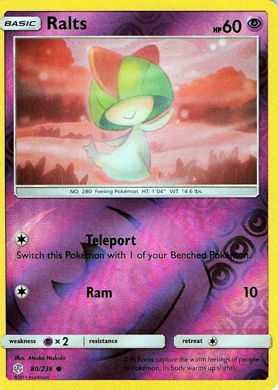 2019 Sun & Moon: Cosmic Eclipse #080/236 Reverse Holo