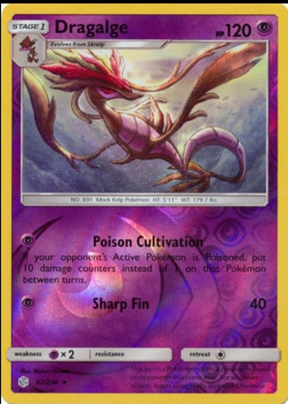 2019 Sun & Moon: Cosmic Eclipse #092/236 Reverse Holo