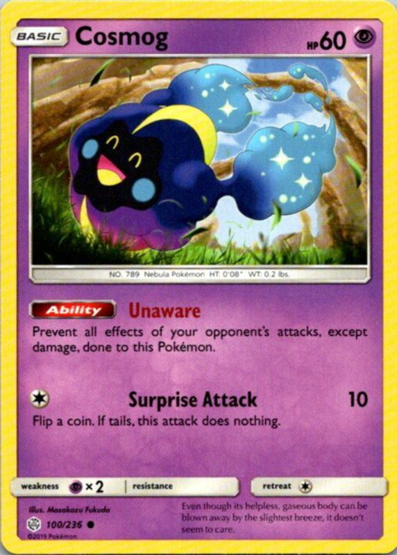 2019 Sun & Moon: Cosmic Eclipse #100/236 Base