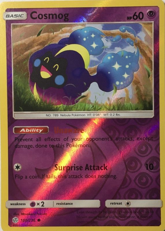 2019 Sun & Moon: Cosmic Eclipse #100/236 Reverse Holo