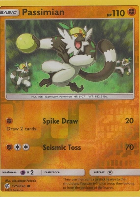 2019 Sun & Moon: Cosmic Eclipse #125/236 Reverse Holo