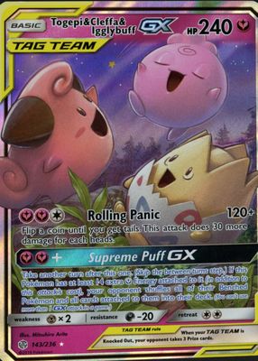 2019 Sun & Moon: Cosmic Eclipse #143/236 Holo