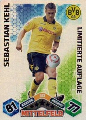 2010 Topps Match Attax Bundesliga #3 Limited Editions