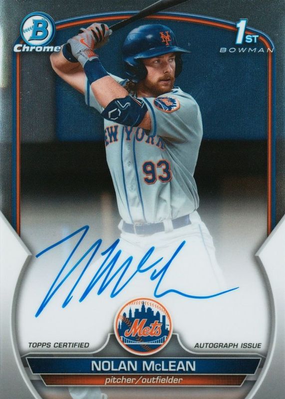 2023 Bowman Draft #CDA-NM Chrome Prospect Auto (1st)