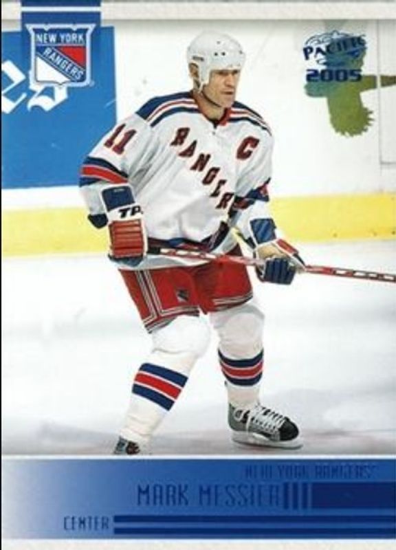 Mark Messier 2004 Pacific #177 Blue /250 RAW