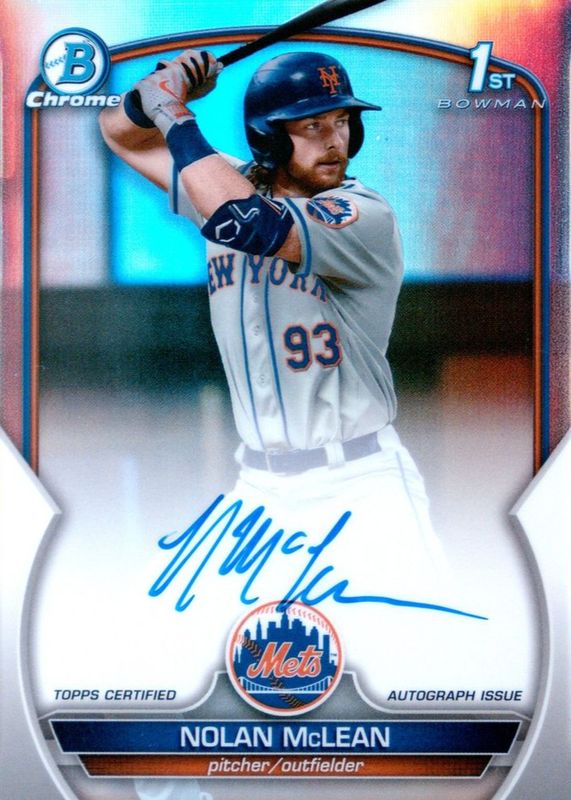 2023 Bowman Draft #CDA-NM Chrome Prospect Auto - Refractor /499 (1st)