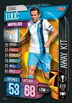 2019 Topps Match Attax UEFA Champions League UK Extra #AK23 Away Kit