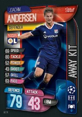 2019 Topps Match Attax UEFA Champions League UK Extra #AK14 Away Kit