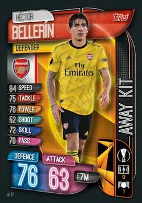 2019 Topps Match Attax UEFA Champions League UK Extra #AK17 Away Kit