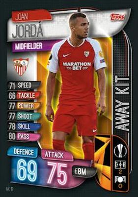 2019 Topps Match Attax UEFA Champions League UK Extra #AK19 Away Kit