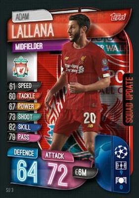 2019 Topps Match Attax UEFA Champions League UK Extra #SU3 Base