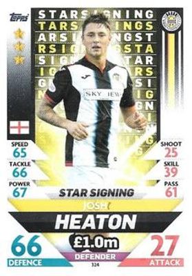 2018 Topps Match Attax SPFL #324 Star Signings