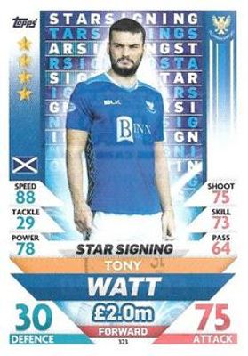 2018 Topps Match Attax SPFL #323 Star Signings