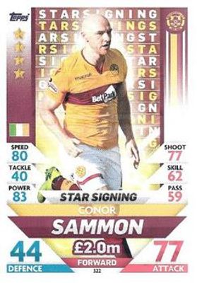 2018 Topps Match Attax SPFL #322 Star Signings