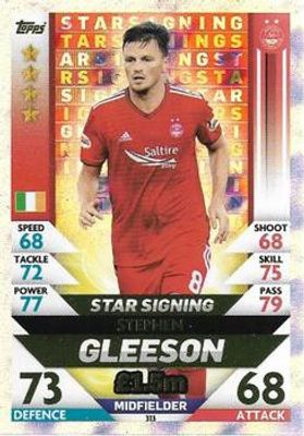 2018 Topps Match Attax SPFL #313 Star Signings