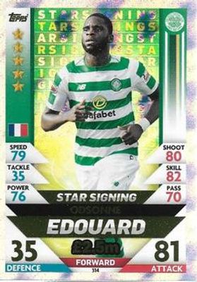 2018 Topps Match Attax SPFL #314 Star Signings