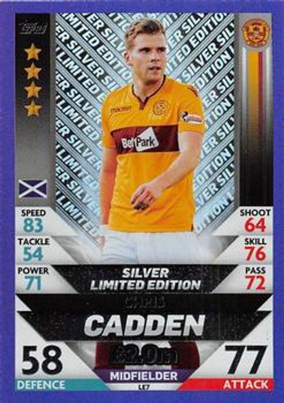 2018 Topps Match Attax SPFL #LE7 Limited Edition Silver