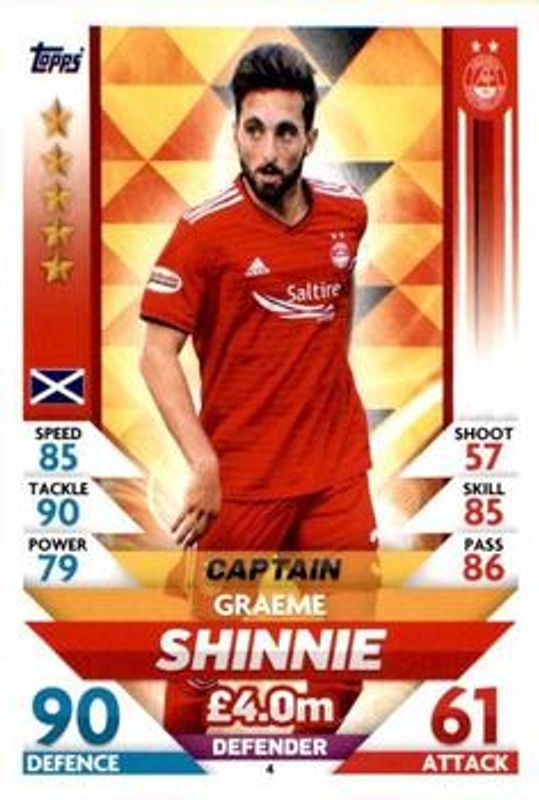 2018 Topps Match Attax SPFL #4 Base