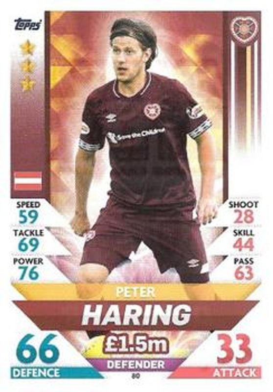 2018 Topps Match Attax SPFL #80 Base