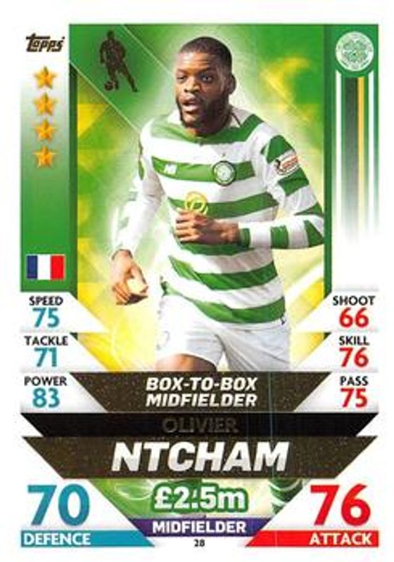 2018 Topps Match Attax SPFL #28 Base