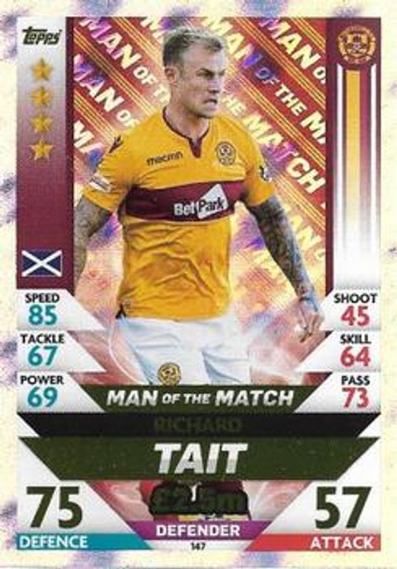 2018 Topps Match Attax SPFL #147 Base