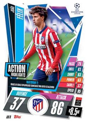 2020 Topps Match Attax UEFA Champions League Extra #AH8 Action Highlights
