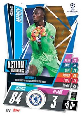 2020 Topps Match Attax UEFA Champions League Extra #AH3 Action Highlights