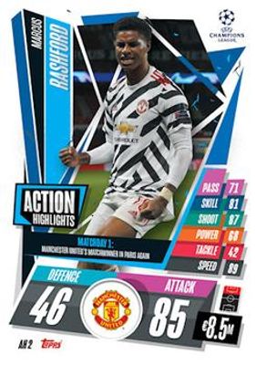2020 Topps Match Attax UEFA Champions League Extra #AH2 Action Highlights