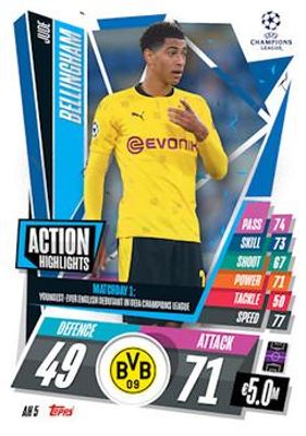 2020 Topps Match Attax UEFA Champions League Extra #AH5 Action Highlights